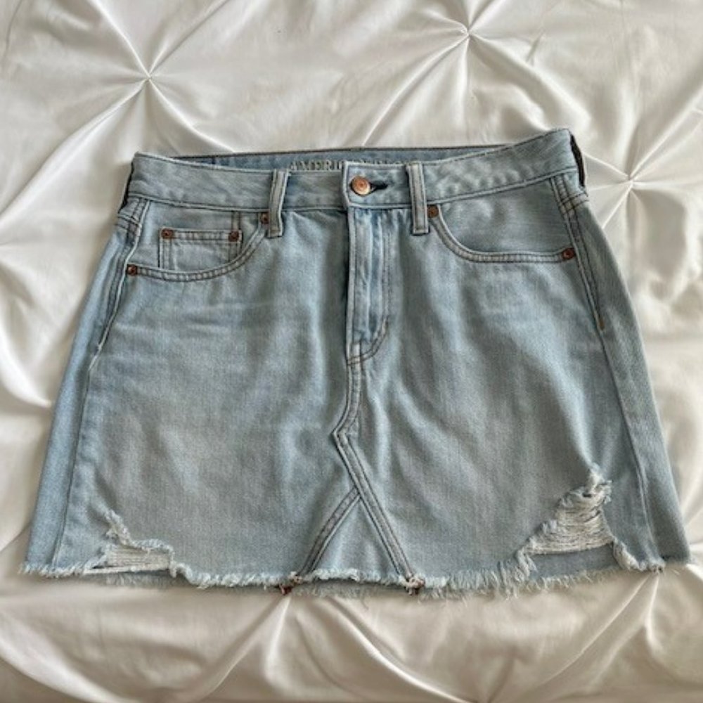 American Eagle Denim Mini Skirt